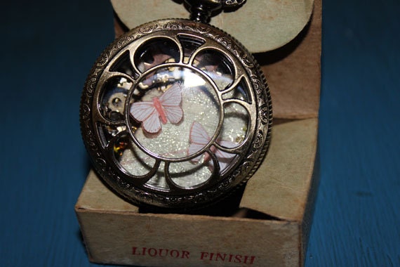Steampunk Wish Catchers - Pocket Watch Collage - Fairy Tales Art