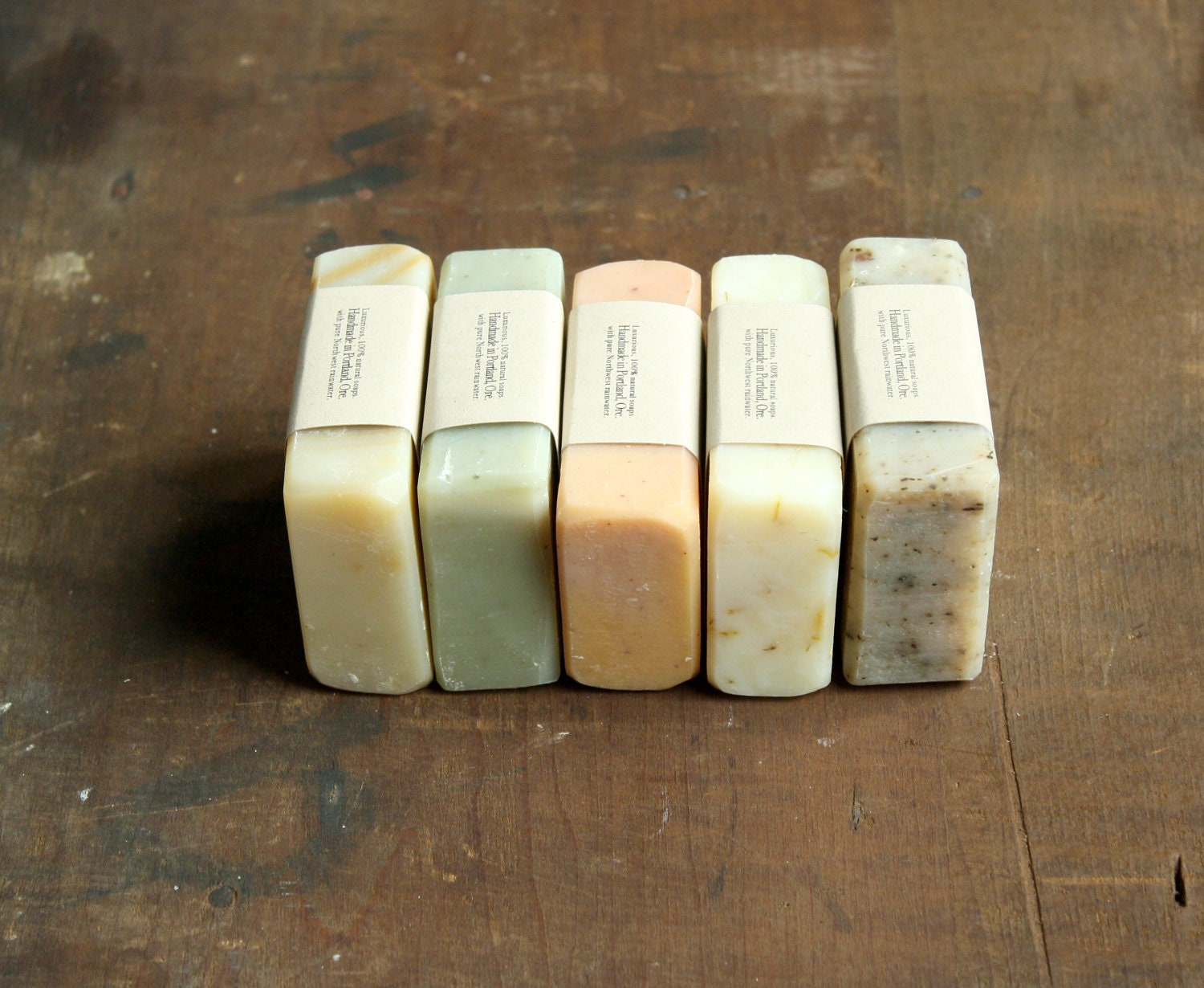 Handmade Soap / 5 Soap Bar Pack / Soap Gift Set, Cold Process Soap, Natural Soap