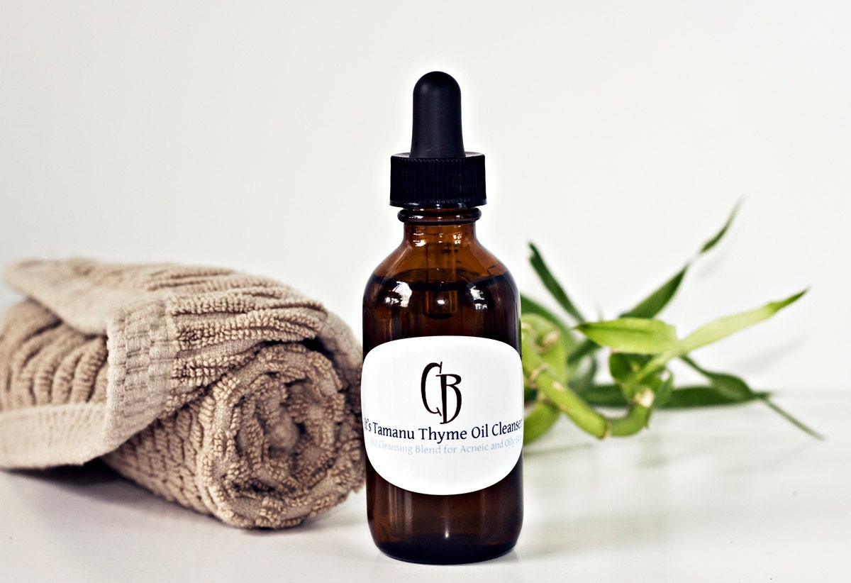 It's Tamanu Thyme Cleansing Oil - Appropriate for Normal/Oily/Acneic Skin - 2 oz Plus RECIPE