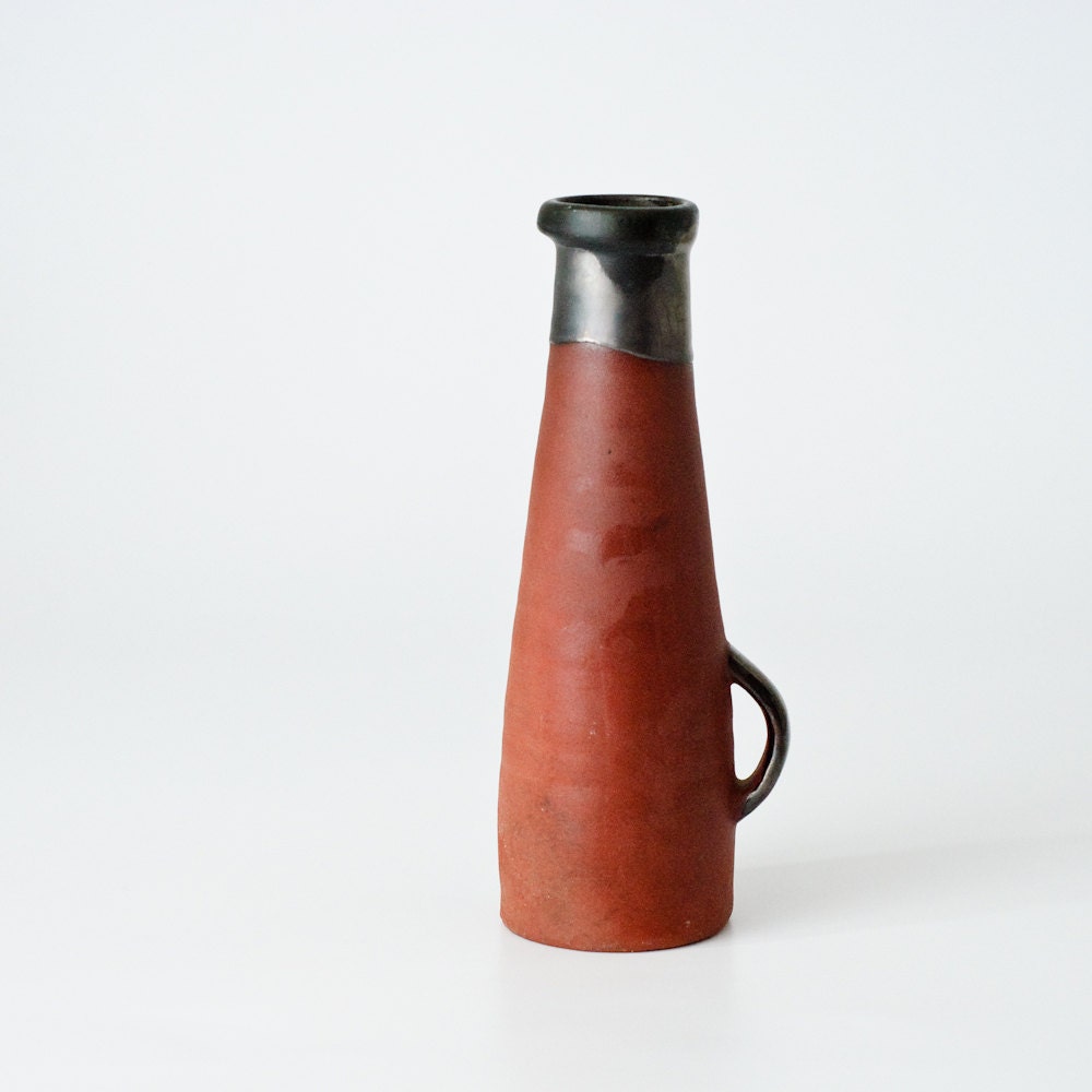 Vintage Rustic Ceramic Vase - Made in USSR - Housewares - Home Decor - Collectible