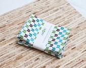 Eco-Friendly Small Organic Cloth Napkins - Set of 4 - (N791s)