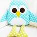 Toy Sewing Pattern - Penguin Pattern PDF Softie Pillow Pattern