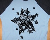 Big Brother Shirt - Big Brother T Shirt Boys Shirt - Raglan Tee Shirt - Geek Shirt - Sizes 2T, 4T, 6,  - Gift Friendly
