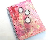 Mixed media Art  journal - smash book - stash album - diary - Notebook