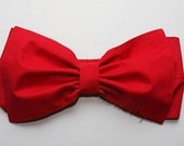 Solid Red Bow Bandeau (100% cotton fabric)