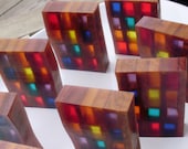 SOAP, Mosaic Masterpiece, Scented in Sandalwood & Cedar, Vegetable Based, Handmade