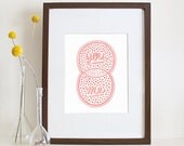 You, Me, Forever Venn by Pen 8"x10" Print