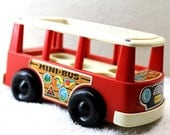 Fisher Price Mini Bus - Fisher Price Little People Bus or Van