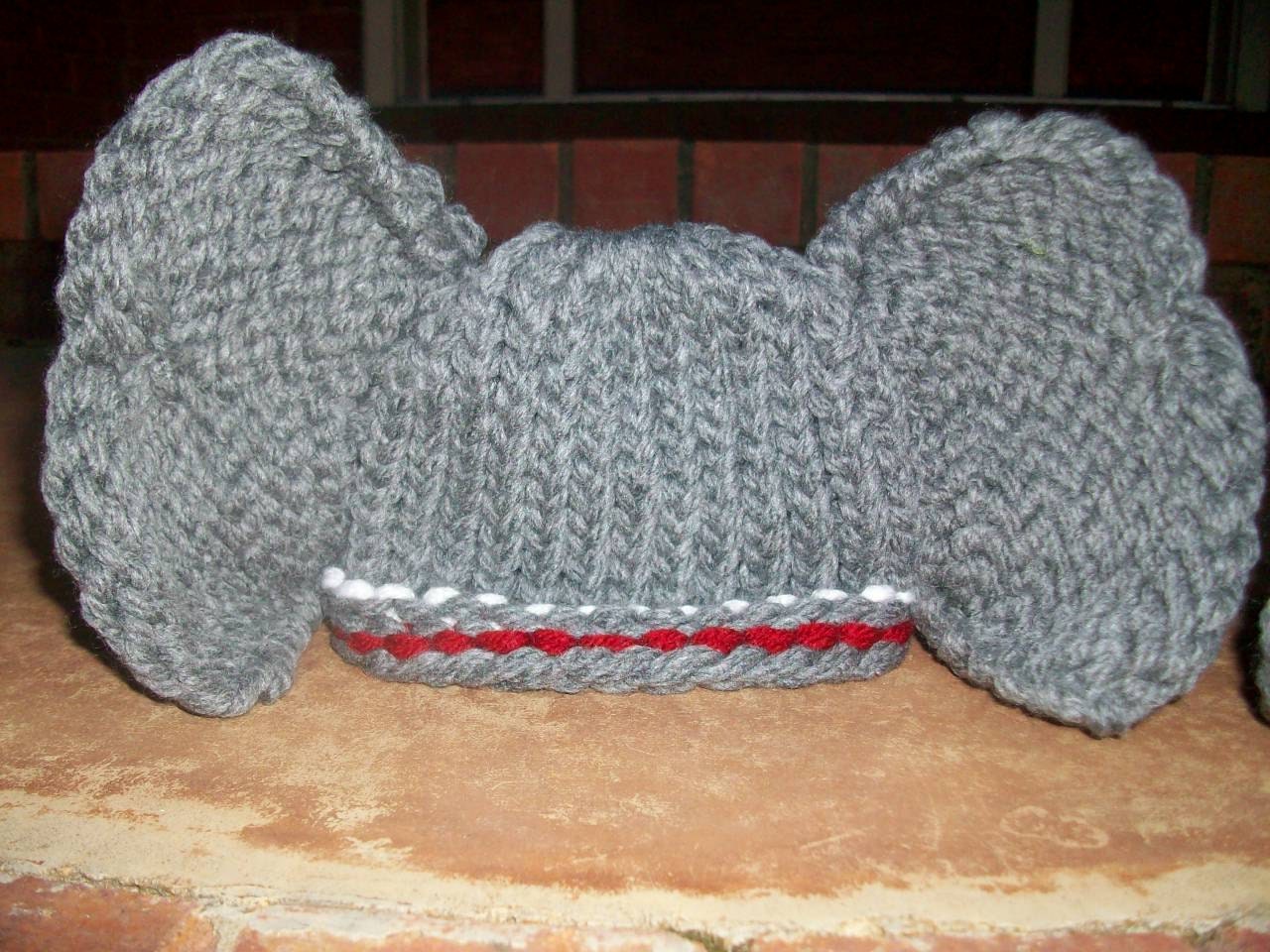 Baby Boy University of Alabama Elephant Hat, Newborn Photography Prop