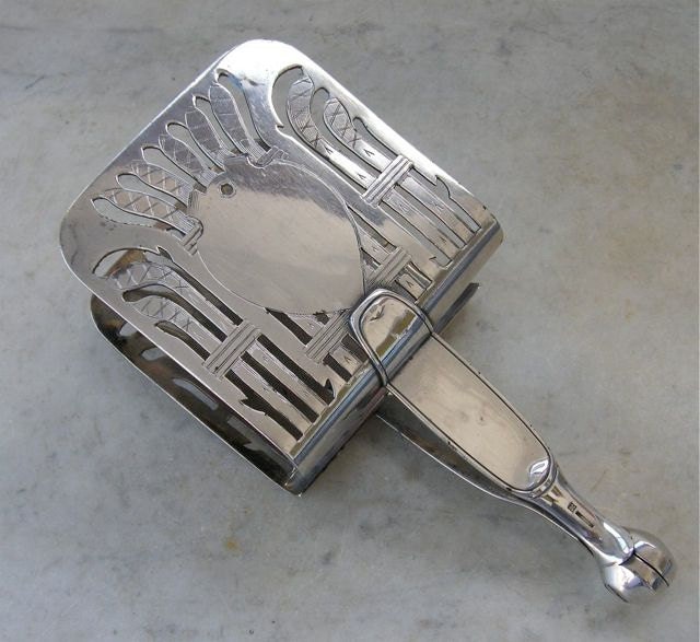 CHRISTOFLE ASPARAGUS SERVER French Art Deco Silver Plate Hallmarked Magnificent Rare