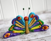 The Very Hungry Caterpillar - Beautiful Butterfly - Clay Cake Topper