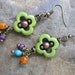 Green Soutwestern Earrings