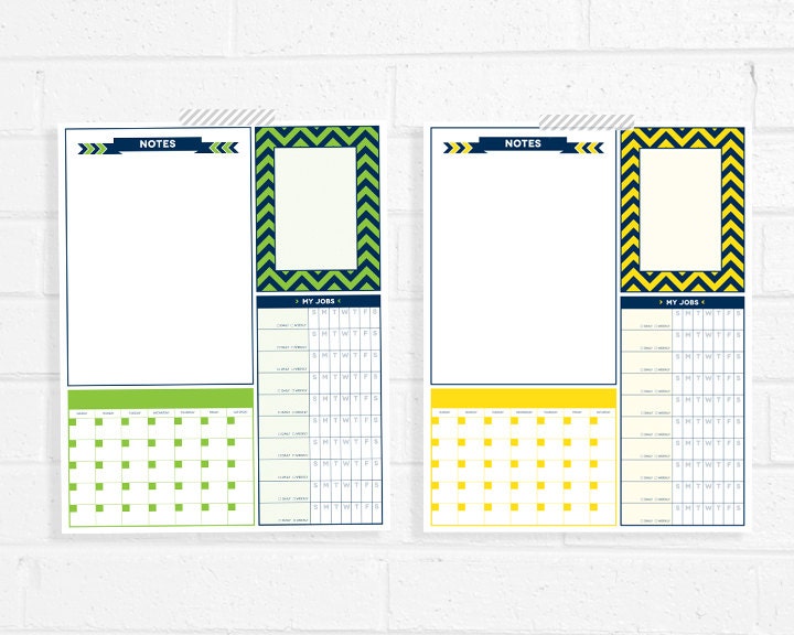 Kids Organizational Boards 16"x20" - DESIGN ONLY
