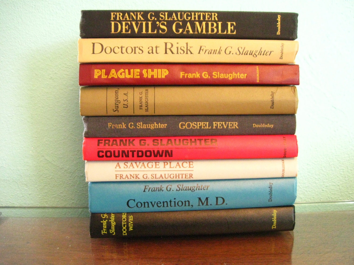 Book-Spine Poetry / Vintage Books / Book Lot / Lot Novels / Weird Titles /  sixcatsfunstuff