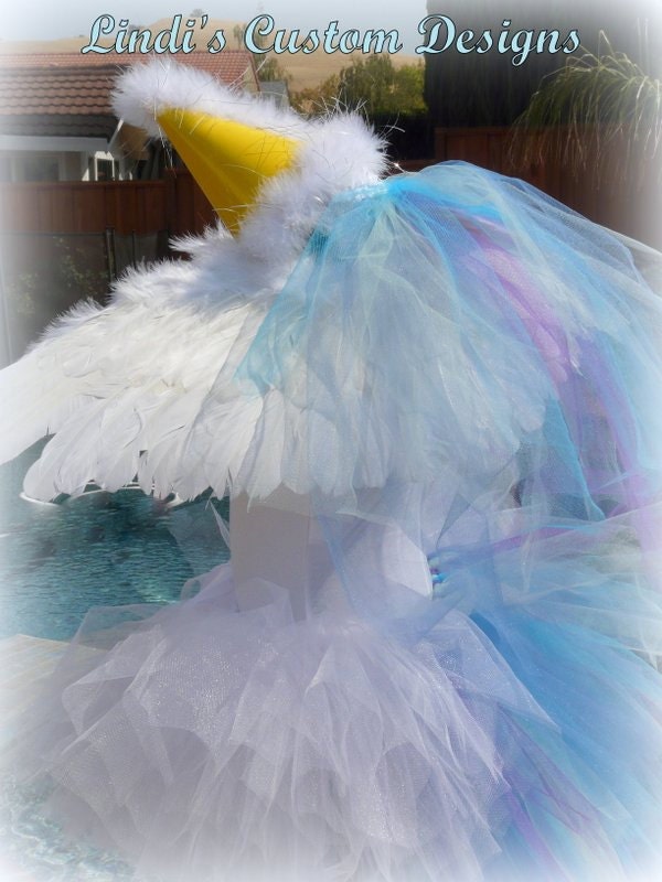Unicorn Princess My Little Pony inspired Tulle Tutu Costume for Girls 2 - 6 yr up to a 24" Waist for Halloween, Costume, Plays, Birthdays