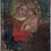 Large Antique Retablo - Our Lady Refuge of Sinners - Original Religious Tin Painting