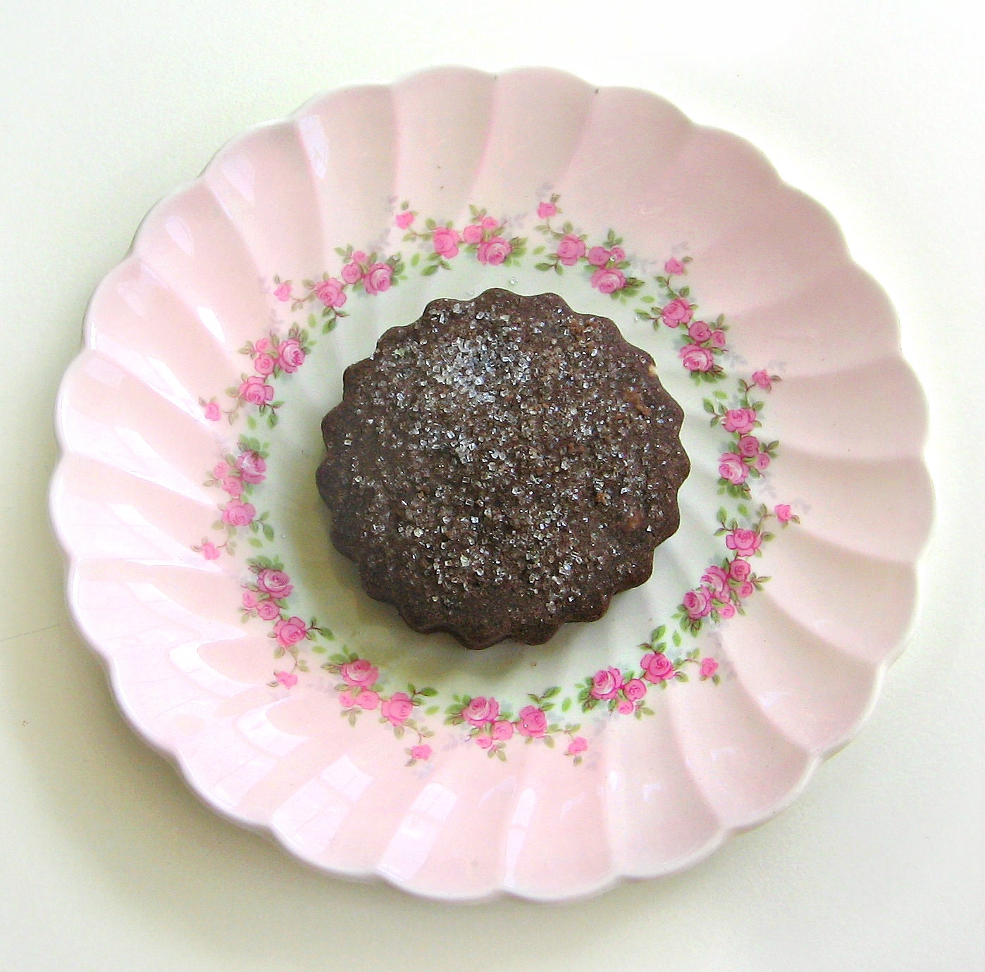 Dark Chocolate Shortbread Cookies with White Chocolate Chips 1 Dozen