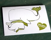 Mama Whale Card