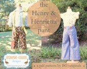 BG Originals The Henry-Henrietta pant pdf pattern (unisex pattern)