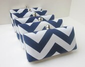 Bridesmaid clutch set, chevron clutches, spring wedding, Bridesmaid Set of 5 Clutches, Minaudieres