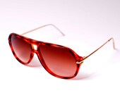 Aviator Brown Orange Sunglasses (Camero)