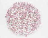 100pcs - 3mm Light Rose SS12 High Quality Flatback Rhinestones RH20012