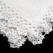 Knitted Baby Blanket - White Mohair