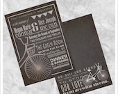 Bicycle Wedding Invitation
