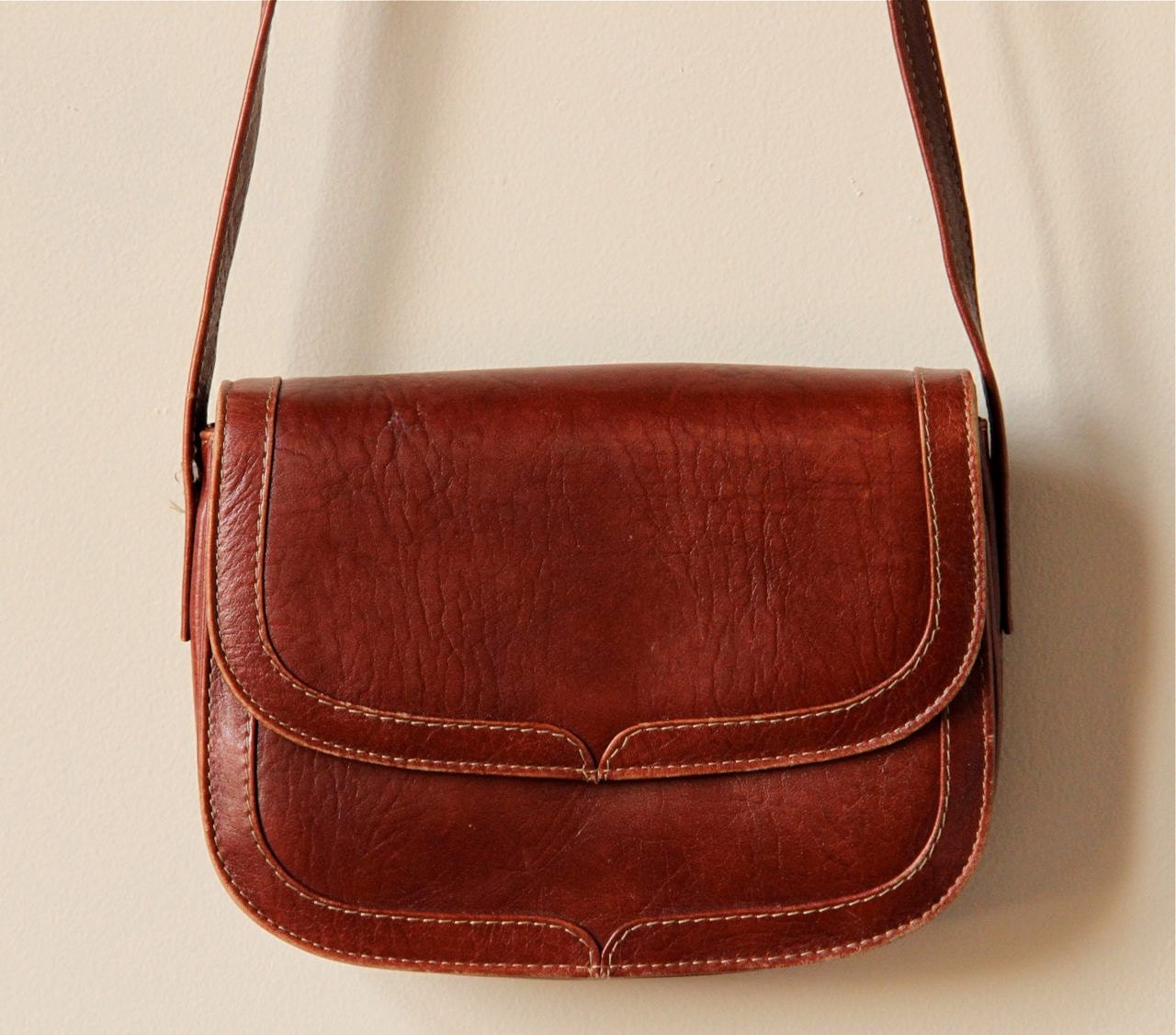 leather saddle bag