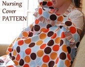 Breastfeeding Nursing Cover up with Ruffles PDF SEWING PATTERN