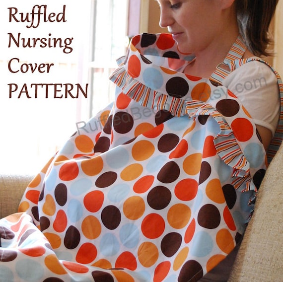 Ruffled Nursing Cover Up Breastfeeding Apron Pattern PDF (SUMMER LOVE)