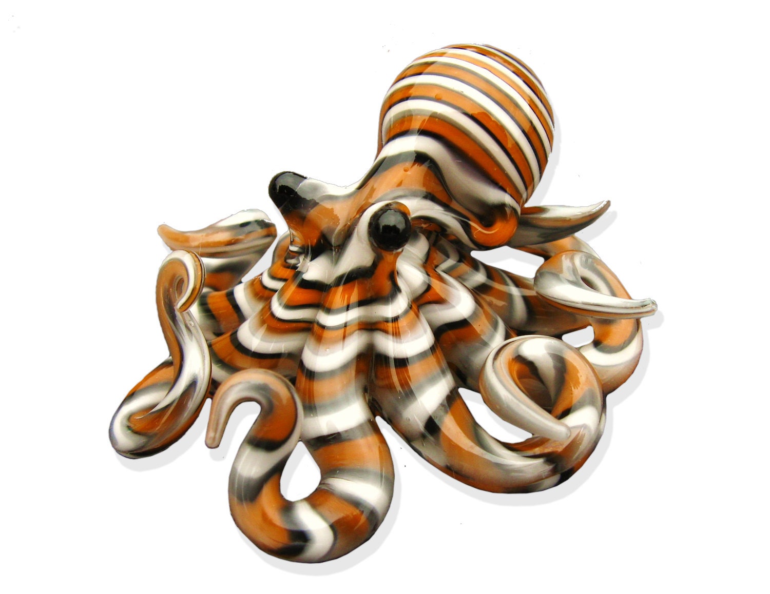 Clown Fish Striped Octopus pendant