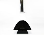 30% OFF SALE - Vintage Modern Fireplace in White Enamel