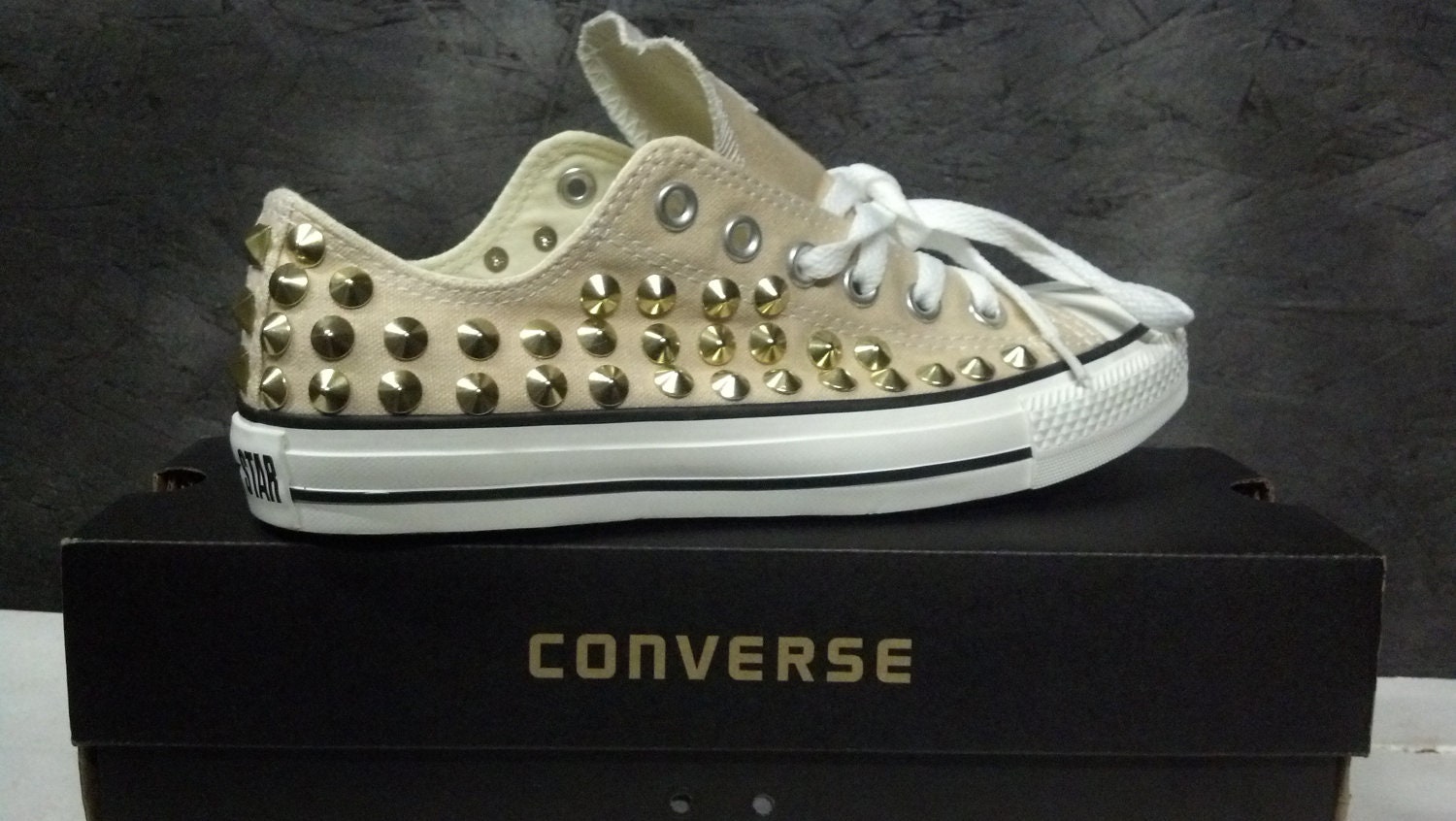 converse studded sneakers