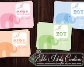 DIY Printable Baby Shower Invitation--"Shouting Elephant"