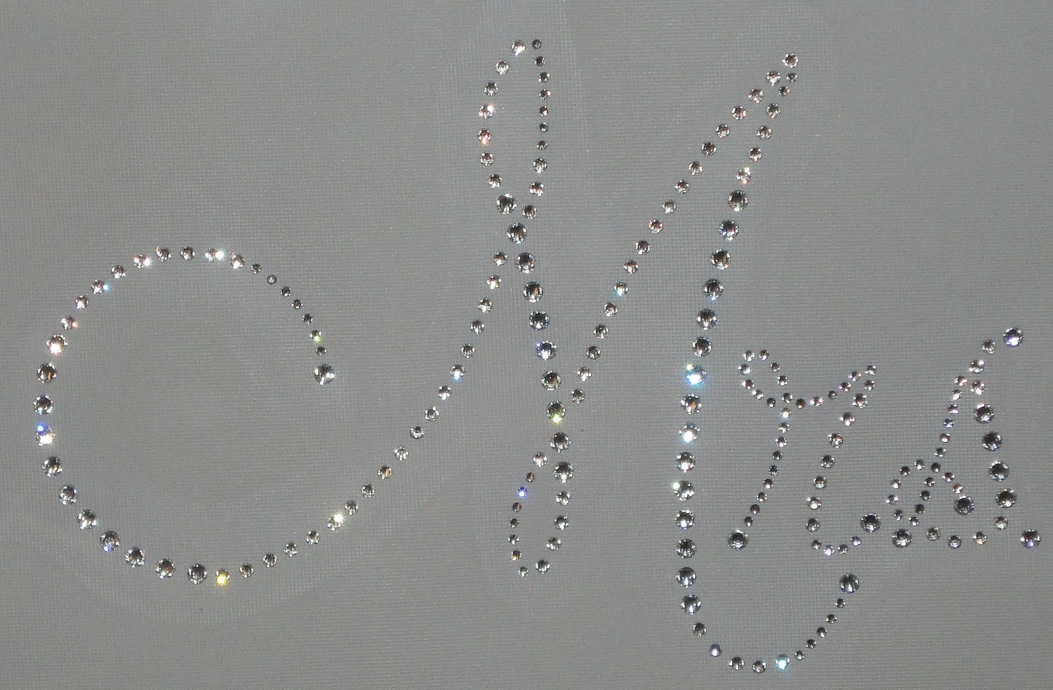 Swarovski Crystal Rhinestone Mrs. Transfer