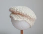 Newsboy Cap - Cream