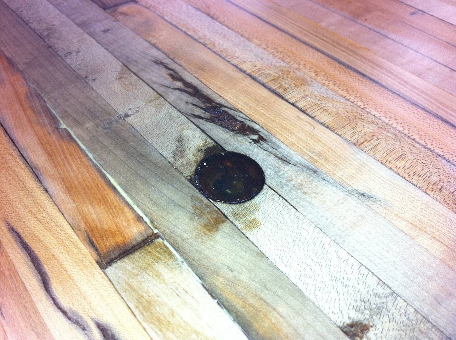 Entry Table - Reclaimed Maple Stoked In Boxcar History (36" x 12" x 30")