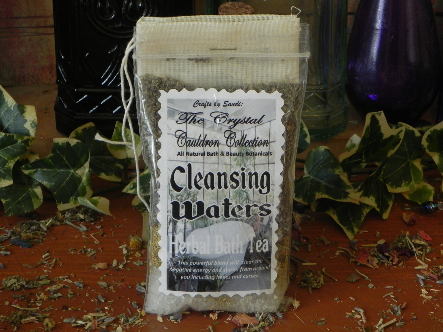 Cleansing Waters Herbal Bath Tea - Cleansing, Purification, Banish Negativity
