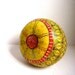 RESERVED for Ana  vintage hand painted gourd