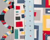 Fat Quarter Bundle Kona Modern Quilts in Pacific, 4 Pieces, by Cynthia Frenette for Robert Kaufman, 100% Cotton Fabric