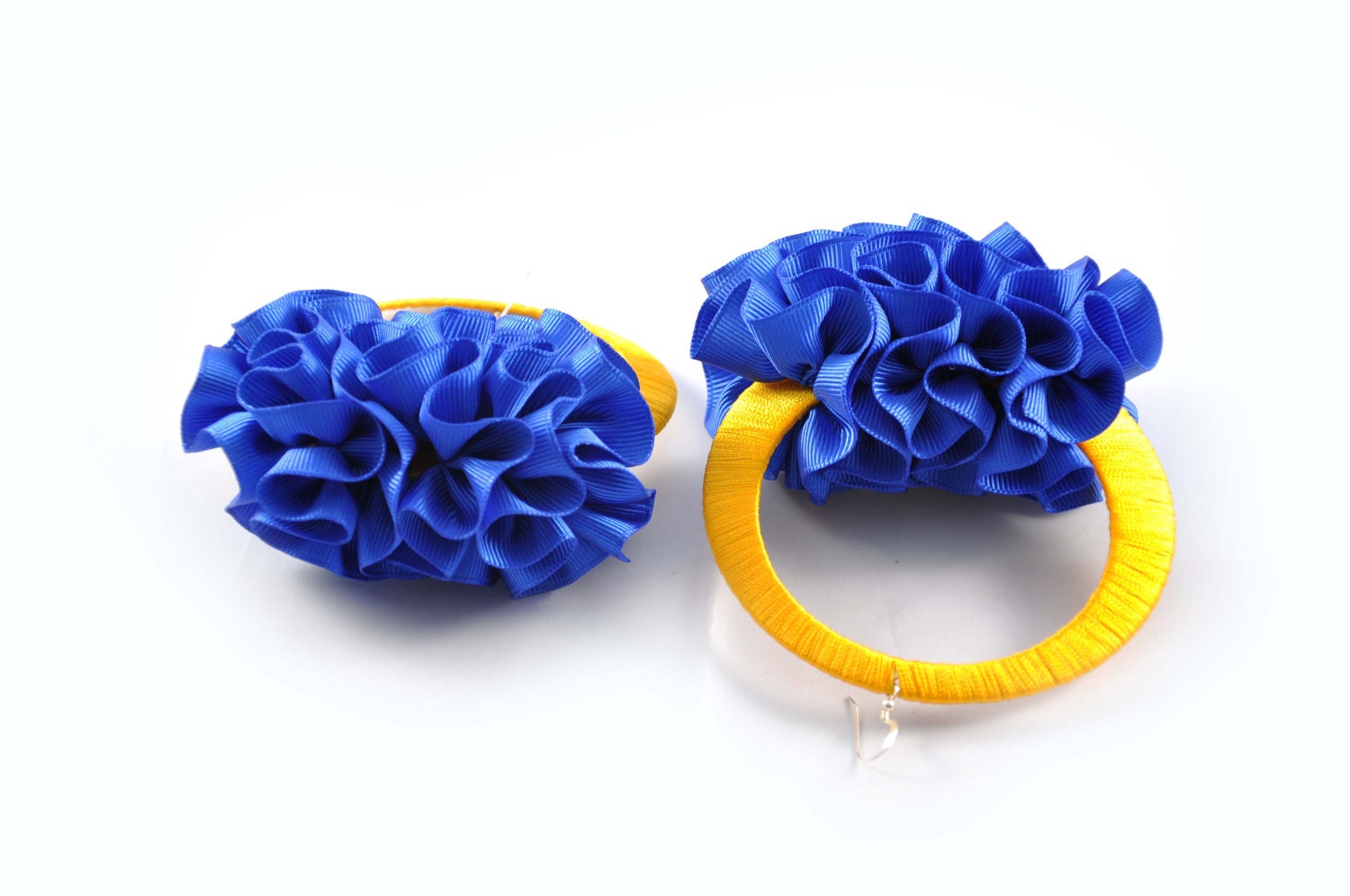 Sunflower Kiss earrings by Velvet and Rose