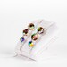 Swarovski Crystal Bead Earrings / round faceted crystal glittering earrings