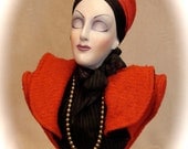 Vintage Lady in Red