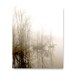 Grey Landscape Photo, wetlands, trees, pond, brown, fog, nature print, nature art, grey, tree branches, winter