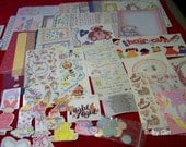 Baby Scrapbook, Scrapbooking, Large Scrapbook Kit, Baby Boy Scrapbooking Kit, Baby Girl Scrapbooking Kit, Baby Page Kit, Scrapbook Supplies,