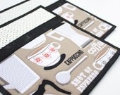 Jitters - Handmade Quilted Potholders - Set of Two