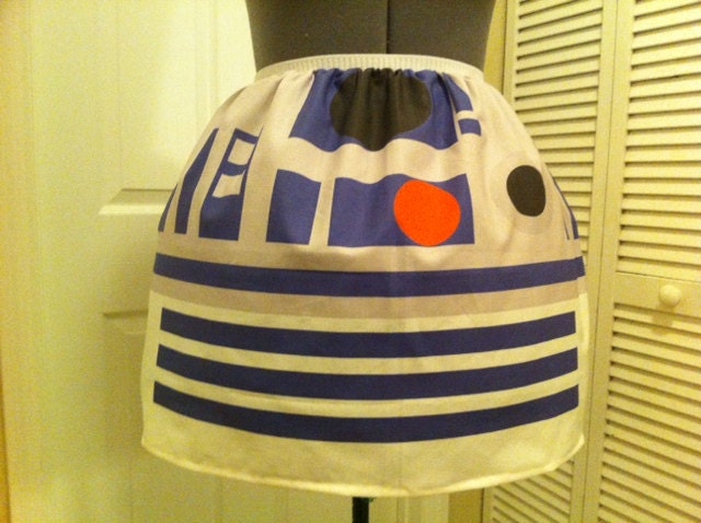 R2D2 inspired skirt - made to order
