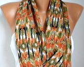 Infinity Scarf Shawl Circle Scarf Loop Scarf  Gift -fatwoman