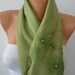 Women Shawl - Scarf - Cowl - Neckwarmer - Sequin - Grass Green